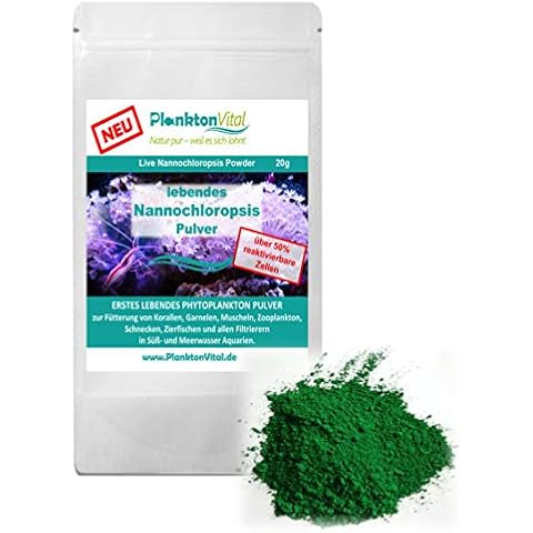 PlanktonVital lebendes Nannochloropsis Pulver Living Nannochloropsis Powder Planktonpulver Cover