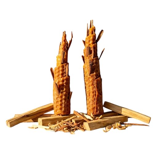 Bougie cire d'abeille Palo Santo pour votre rituel spirituel