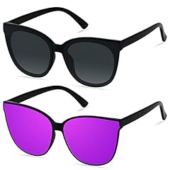 (2pack) Black + Mirrored Purple