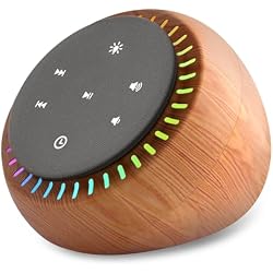 DreamSky Sound Machine for Sleep, White Noise for Sleeping Adults & Baby, Brown Noise Fan for Office Privacy & Noise Canceling, 26 Sounds & RGB Light, USB-C Powered for Home Travel