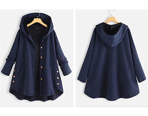 Elonglin Casaco Feminino Cardigã Confortável Primavera Outono Casaco Folgado Casual para Mulheres D