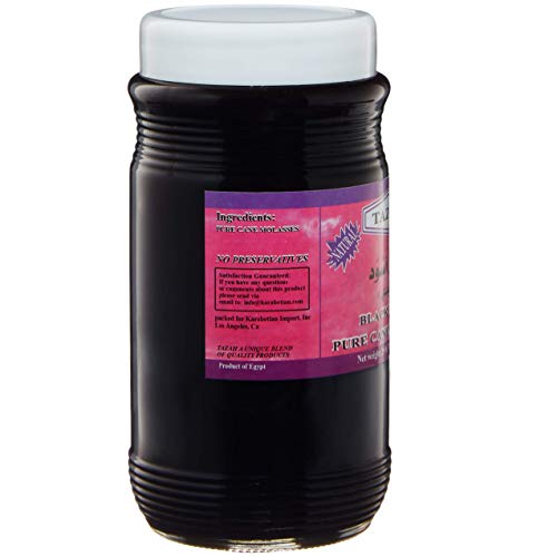 Tazah Egyptian Molasses Black Honey 25 Ounce 700 Gram Pure Cane Molasses