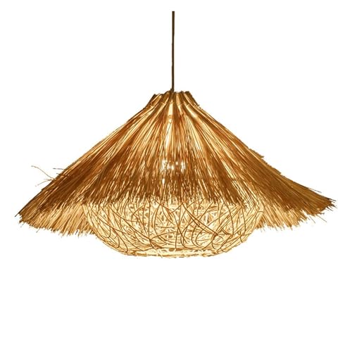 Abat-jour rotin pour une ambiance chaleureuse suspension osier artisanale de 22cm