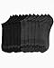 AND1 Mens Low Cut Socks - 12 Pack Performance Stretch Athletic Compression Sock for Men - Sports No Show Socks (6-12.5), Size 6-12.5, Black/Grey