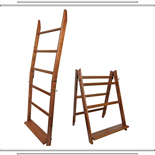 Built By Briick Quilting The Ladderrack 2-In-1 Quilt Display Rack (5 Rung/24 Model/American English) #TOP1