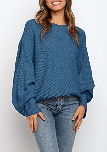 Image of Mafulus Womens Oversized Sweater Fall Winter Slouchy Pullover Jumper Tops