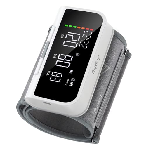 Blood Pressure Monitors for Home Use, Digital Blood Pressure Machine Large Backlight Display, Automatic High Blood Pressure Adjustable Cuff 2 Users X 120 Reading Memory (White1)