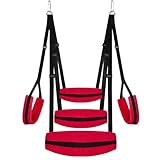 Sex Swing BDSM Sex Swings Adjustable Straps Sex Sling Widened Thick Cushion Comfortable Swing for Couples Restraint Sex Toys, Adult Swing Sex Furniture for Bedroom Sex Games