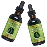 Go Nutrients Intestinal Edge + Liquid Chlorophyll - Effective Detox, Cleanse & Energy Combo | No GMO