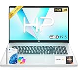 HP Ultrabook 17.3' FHD Laptop • AMD Ryzen 5 7430U (Beat i7) • 8GB RAM • 256GB SSD • 2026 Edition • Copilot AI • Wi-Fi 6 • Windows 11 • Office 365 • Large Screen for Home • Office & Study • w/o Mouse