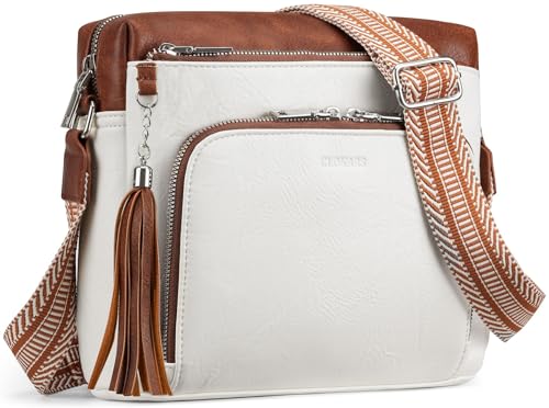 Crossbody Bags for Women, Medium Crossbody Purse with RFID Pockets & Built in Wallet, Handbags Shoulder Bag, Gifts