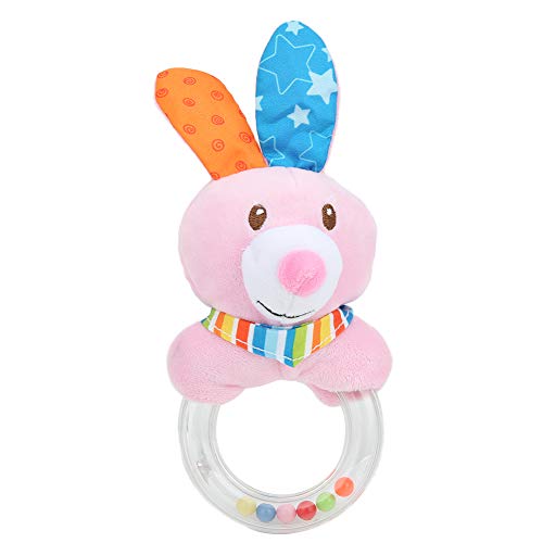 Toddler Hand Rattle Toy, Beautiful Lovely Plush Toy, for Baby Gift Toy Kids(Scarf Bunny Rattle)
