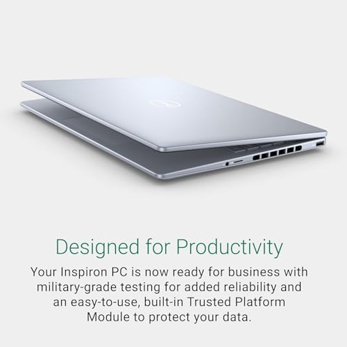 Image of Dell Inspiron 14 Plus 2025 Laptop, 16-Core Intel Core Ultra 7 155H, 14 inch 2880x1800 IPS Display, Intel Arc Graphics, 32GB LPDDR5 1TB SSD, Backlit Keyboard, FP, Thunderbolt 4, Wi-Fi 6E, Win11 Home