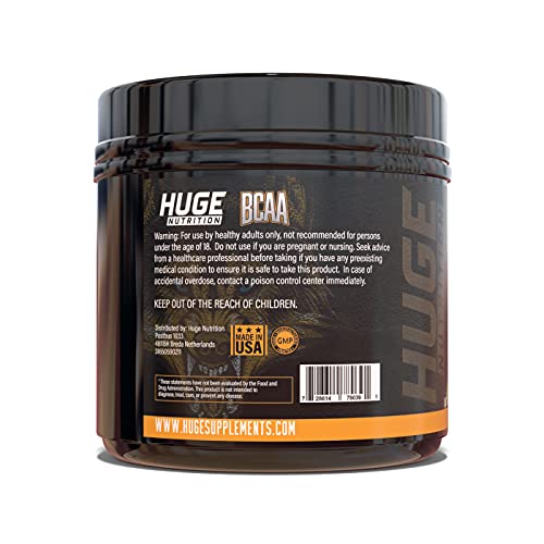 Huge Supplements, Huge Bcaa, Best Bcaa Powder Supplement, Clinically Dosed Branched-Chain Amino Acids, 20.1G Per Serving & 8G Of Bcaa’s, L-Glutamine (Bomb Popsicle, 17.73 Oz.) #TOP2