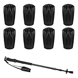 Nordic Walking Stöcke Ggummipuffer Nordic-Walking-Stöcke Stock Ersatzteile Wanderstöcke Pads Gummi Gehstock Gummipuffer für Faltbar Klappbar Wanderstöcke Teleskop Verstellbar Walkingstöckepuffer
