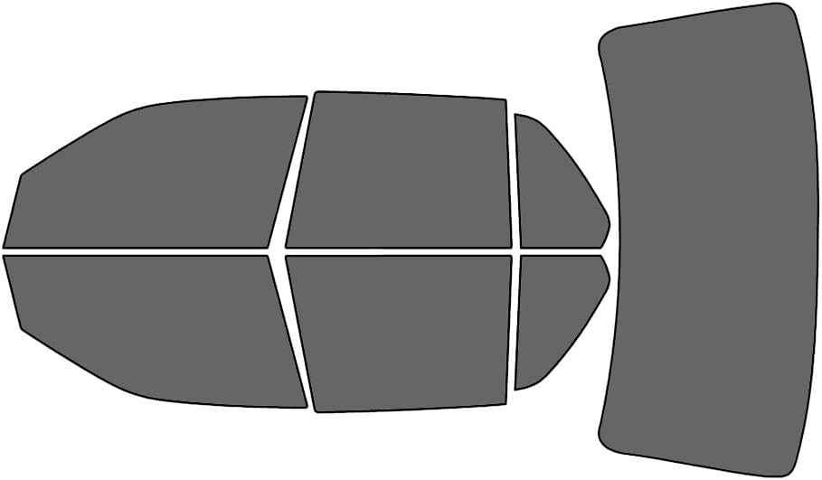 Rvinyl Window Tint Kit Compatible with Cadillac Deville 2000-2005 - Black 35% - Single Ply No Bubble Film - Do it Yourself Vehicle Complete Precut Kit