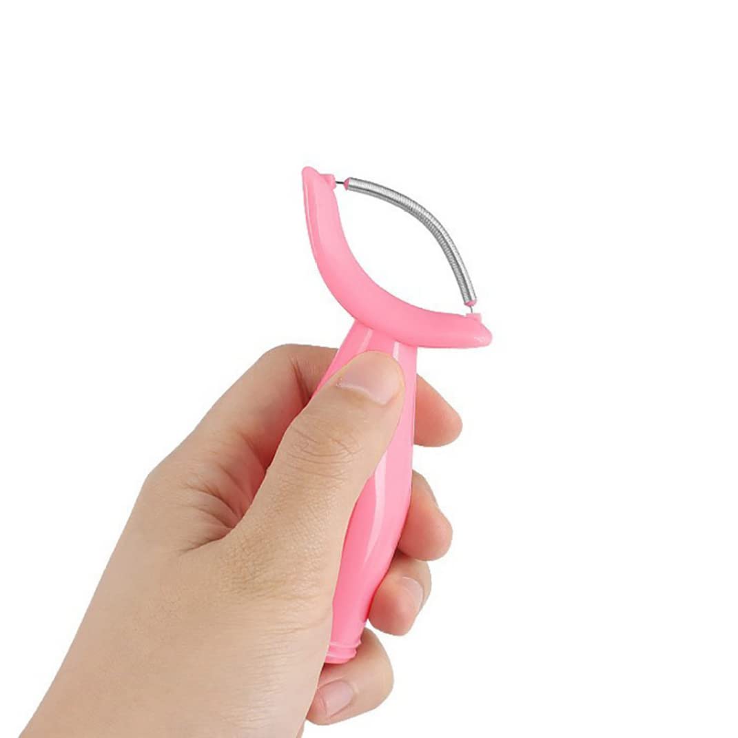 Rimozione dei peli facciali con filettatura a molla bacchetta per la depilazione manico ergonomico epilatore per peli facciali rimuove i peli dalla radice
