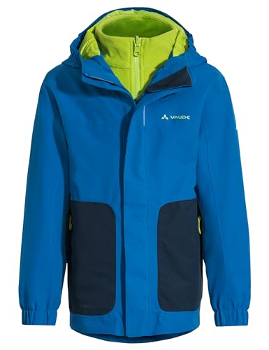 VAUDE Unisex Kinder Kids Campfire 3in1 Jacket Iv, Radiate/green, 110-116 EU