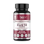The Intelligent Health CoQ10 Supplement, Fermented Coenzyme Q10 Ubiquinone for Women & Men, Easy to Swallow 300mg 120 Vegetarian Softgels, 4 Months Supply