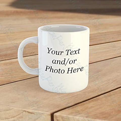 Personalised Mug with Your own Photo and Text ! Cover