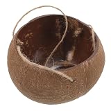 GANAZONO Hängetopf für Zimmerpflanzen und Außenbereich aus Natürlicher Kokosnussschale mit...