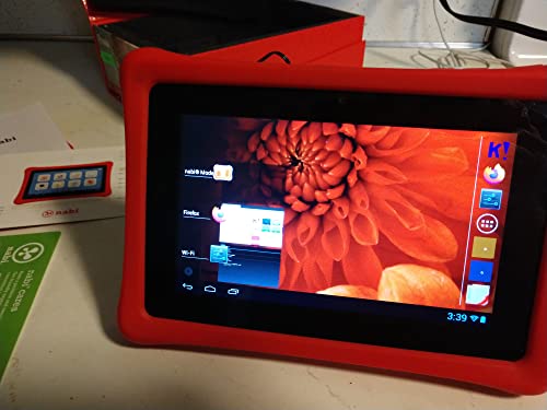 NABI NBTY07SMKG 7 Kids Tablet- Black/Red