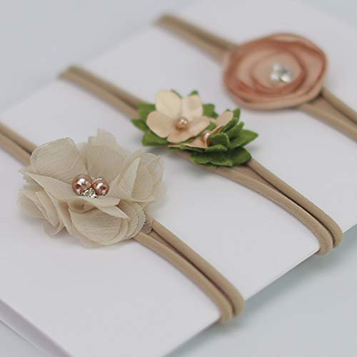 Lujiaoshout Capelli 3pcs della neonata di Nylon