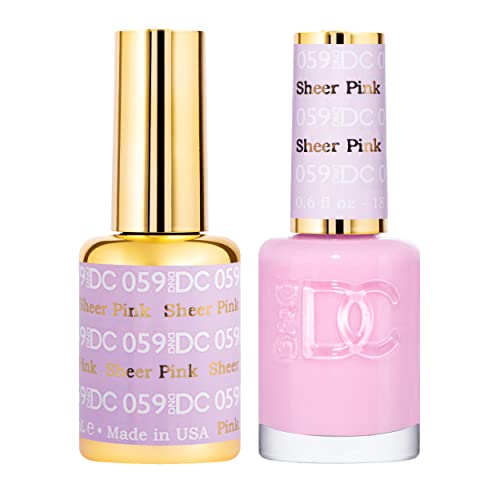 DND Gel Polish Set Sheer Pink