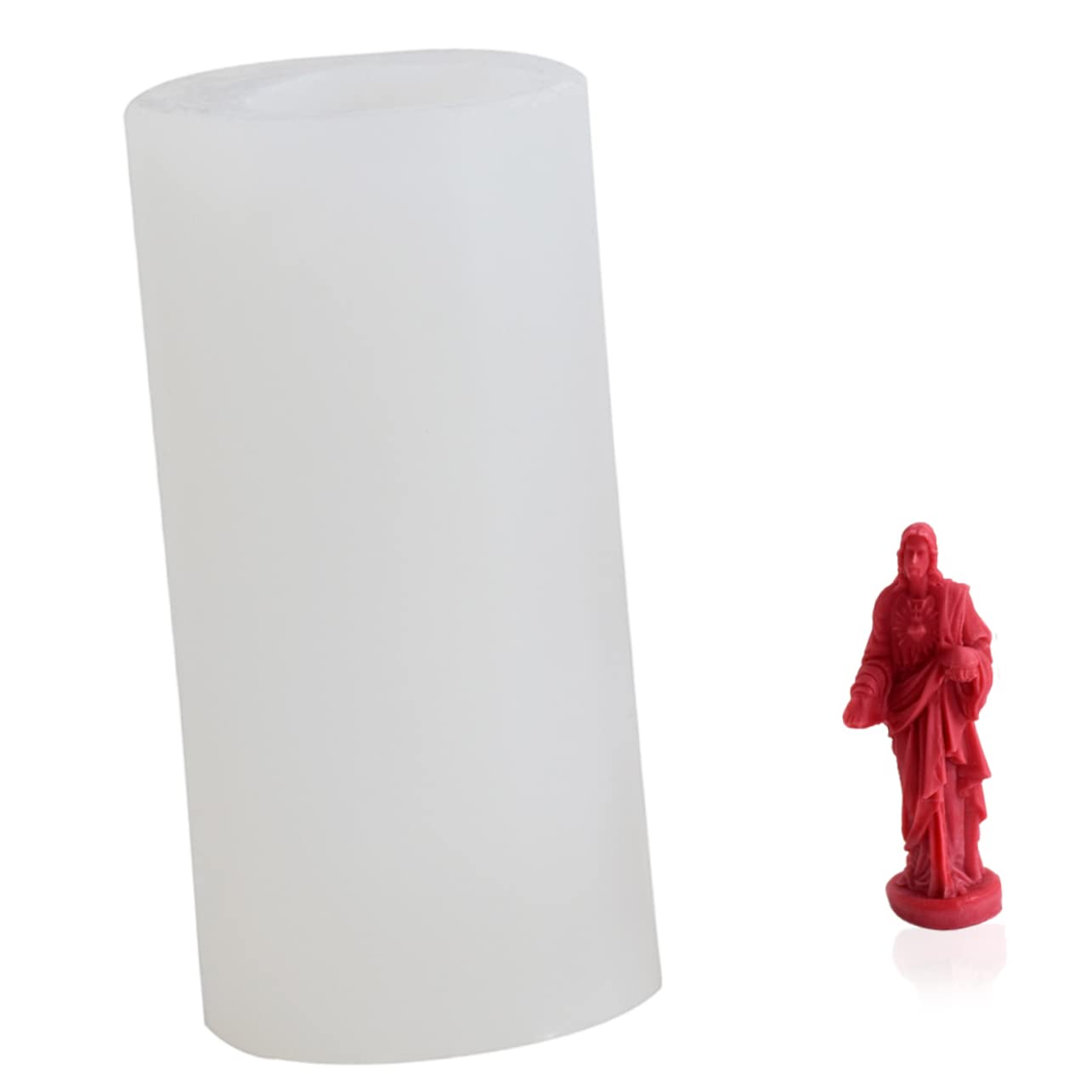 Molde De Silicona Jesús Para Velas Molde Religioso De Aromaterapia Para Manualidades y Decoración Del Hogar