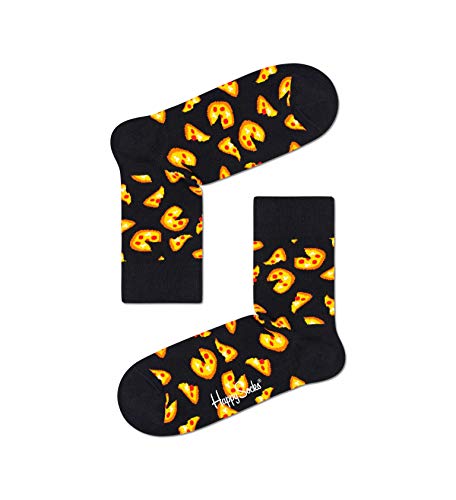Happy Socks Unisex Pizza Half Crew Socks