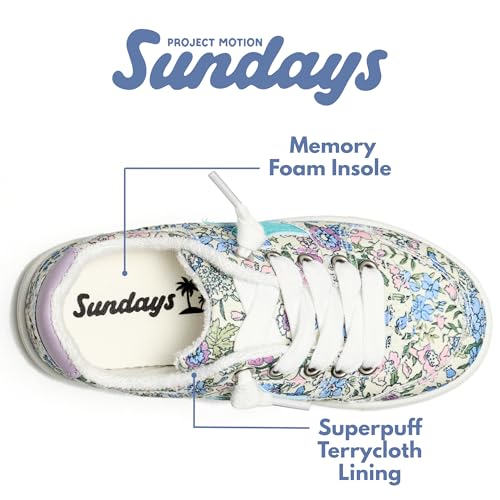 Image of Sundays Girls Sneakers Non-Slip Canvas Girls Shoes Comfort Kids Footwear