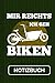 Produktbild Notizbuch Mir Reichts Ich Geh Biken: Lastenfahrrad Transportrad Lastenrad I Tourenplaner I 120 Seiten I Soft Cover I [Kariert]