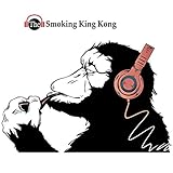 AMODA Music Monkey Wall Decor Stickers The Smoking King Kong Cool Animals Gorilla Wall Art Murals fo