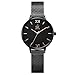 Produktbild SHENGKE Kreative Simplicity Damen-Armbanduhr mit Netzband, Elegant, Damenarmbanduhr Business Armbanduhr (K0039-black-mesh Band)