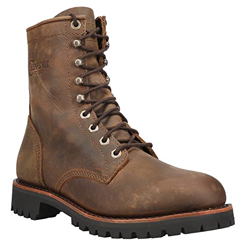 Chippewa Mens Classic 2.0 8 Inch Electrical Soft Toe Lace Up Work Safety Shoes Casual - Brown - Size 9.5 Ee #TOP1