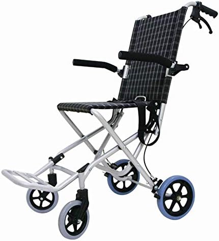 Ultra-Light Aluminum Alloy Folding Trolley - Airline-Friendly Portable Cart for Effortless Travel, Convenient Carry-On Luggage Transport, Easy to Store and Use