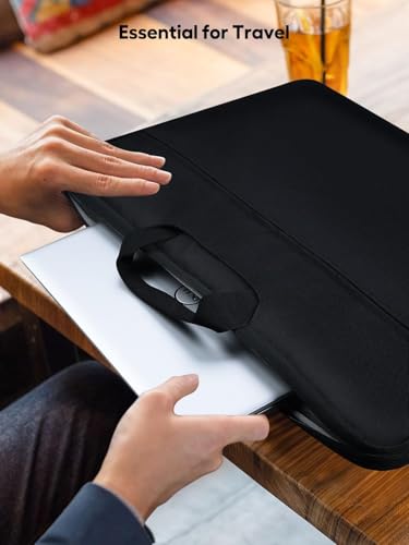 Funda para portátil de 24.5 pulgadas impermeable con bolsillos laterales y asa 5