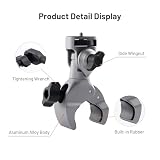 PGYTECH CapLock Super Clamp Mount uchwyt ze stopu aluminium do Insta360 Ace Pro 2/X5/X4 wytrzymały zacisk krabowy ze śrubą 1/4" do GoPro, do DJI Osmo 360/Pocket/Action Akcesoria do kamery sportowej