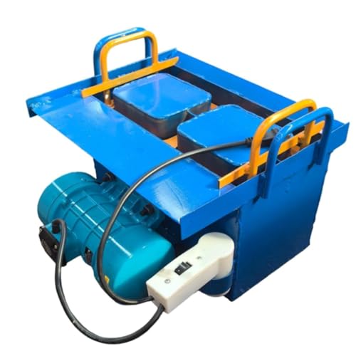 Concrete Block Machine,Electric Hollow Making Maker Machine,45s Fast Forming,Max Pressure 23kn,Vibration Frequency 212 Times/Min,390 * 190 * 190mm