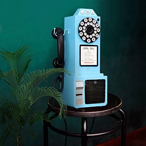 Téléphone à cadran rétro vintage pour décor de café et bar