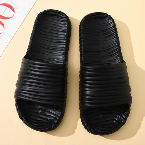 men's Ultra-Soft Bath Slides - Thick Sole Non-Slip Shower Sandals | Quick-Dry Dorm Shoes & Beach Footwear2