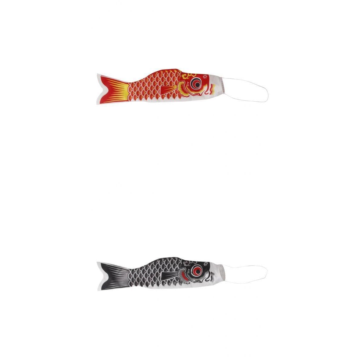 2 Pieces Japanese Windsock Carp Flag Koi Nobori Sailfish Wind Streamer 40cm |Cultures & Ethnicities | Asian | 1900-Now | Japanese-image-47