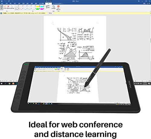HUION KAMVAS 13 Tablet de desenho gráfico com tela totalmente laminada Suporte para Android Sylus Ti
