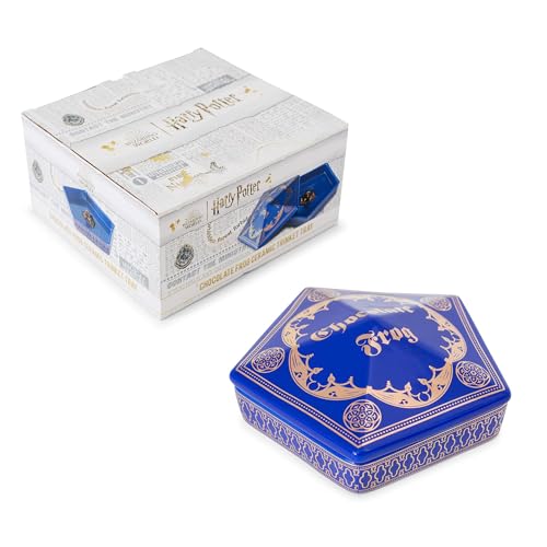 Harry Potter Chocolate Frog Ceramic Trinket Tray | Storage Dish Organizer For Jewelry, Accessories, Keys, Small Mementos and Valuables