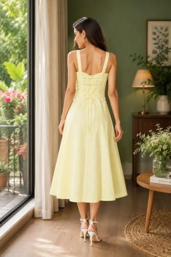 Generic yellow cotton dress – image 2
