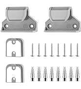 Retractable Baby Gate Replacement Parts Kit, Pet Gate Full Set Wall Mounting Hardware with Bracke...