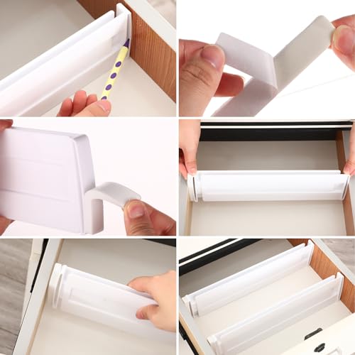 Yafe 6 Pack Drawer Dividers for Home Organization Adjustable Drawer Organiser Clothes(11.3-20") - Image 4