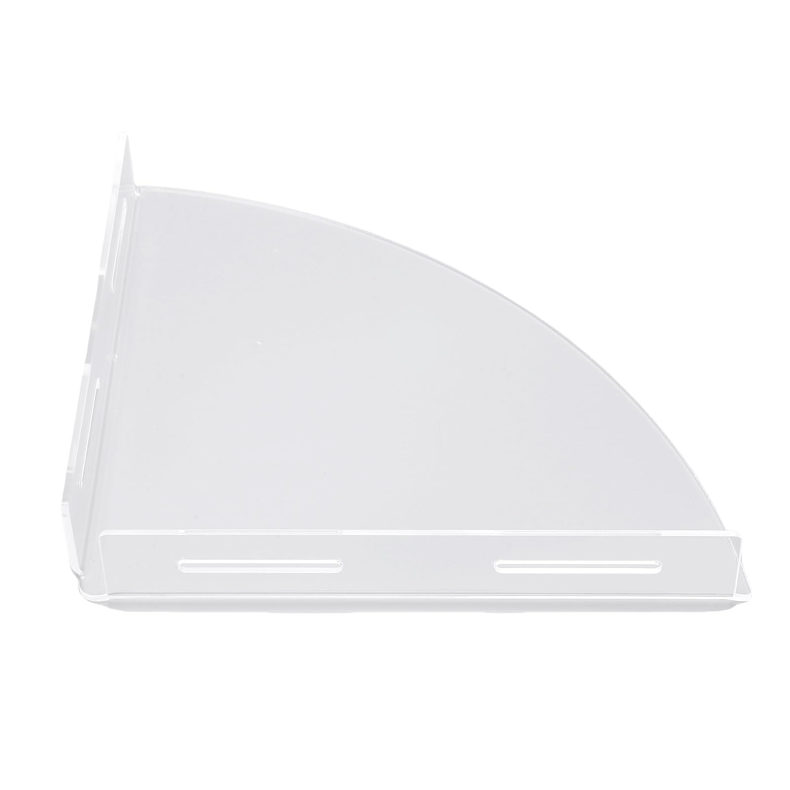 Acryl-Eck-Dusch-Caddy 2 Stück selbstklebende Wandnizer, transparentes Badezimmer-Regal für Dusche, platzsparendes Badzubehör