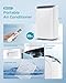 EUHOMY Portable Air Conditioners, 14000 BTU Portable AC Unit up to 700 Sq.Ft, 4-in-1 Portable Air Conditioner with Cool,mDehumidifier, Fan, Sleep Mode, 24H Timer, Remote, for Apartment, RVs, Bedroom