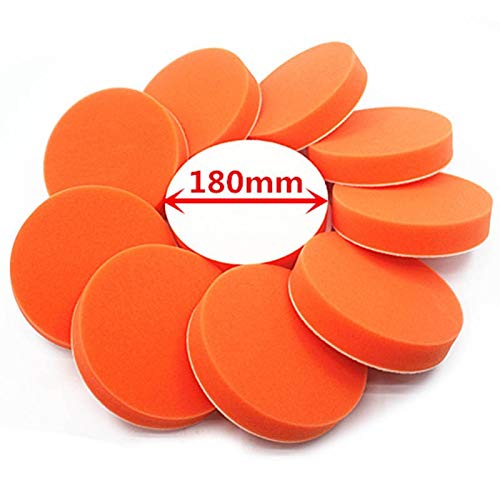 10 pz 180 Mm 7 spugna piatta Gross Lucidatura Pad...